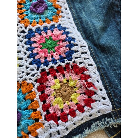 Flowers by Zoe Crochet Denim Jacket - Picture 8 of 9
